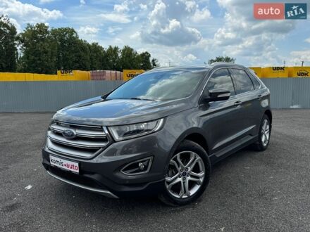 Сірий Форд Едж, об'ємом двигуна 2 л та пробігом 163 тис. км за 19499 $, фото 1 на Automoto.ua