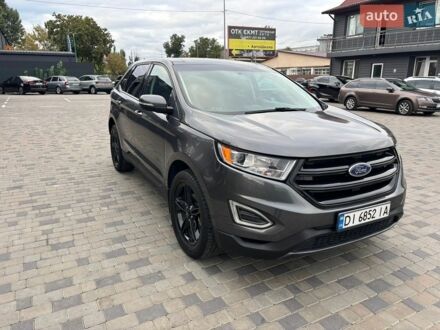 Серый Форд Эдж, объемом двигателя 2 л и пробегом 88 тыс. км за 13900 $, фото 1 на Automoto.ua