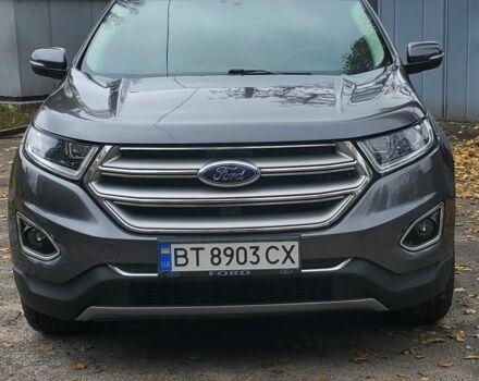 Серый Форд Эдж, объемом двигателя 2 л и пробегом 139 тыс. км за 19000 $, фото 1 на Automoto.ua