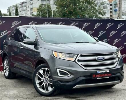 Сірий Форд Едж, об'ємом двигуна 2 л та пробігом 148 тис. км за 16999 $, фото 1 на Automoto.ua