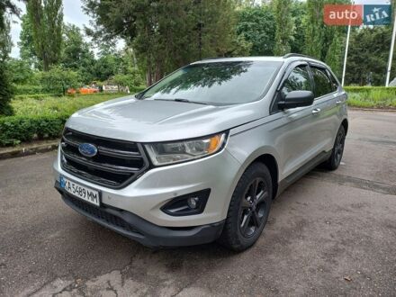 Серый Форд Эдж, объемом двигателя 2 л и пробегом 126 тыс. км за 13700 $, фото 1 на Automoto.ua