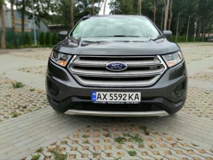 Сірий Форд Едж, об'ємом двигуна 2 л та пробігом 47 тис. км за 17200 $, фото 1 на Automoto.ua