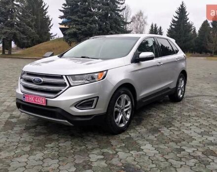 Серый Форд Эдж, объемом двигателя 2 л и пробегом 227 тыс. км за 12999 $, фото 1 на Automoto.ua