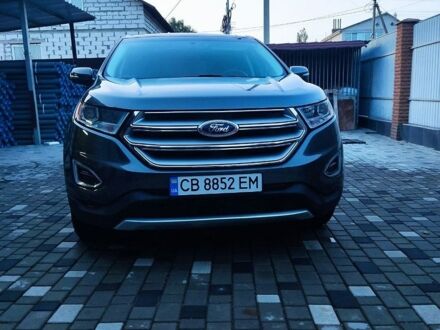 Сірий Форд Едж, об'ємом двигуна 2 л та пробігом 132 тис. км за 20000 $, фото 1 на Automoto.ua