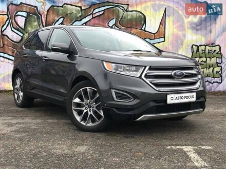 Форд Едж 2017 у Києві на Automoto.ua Сірий Форд Едж, об'ємом двигуна 2 л та пробігом 91 тис. км за 20990 $, фото 1 на Automoto.ua
