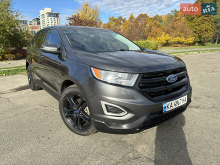 Сірий Форд Едж, об'ємом двигуна 2 л та пробігом 154 тис. км за 17500 $, фото 1 на Automoto.ua