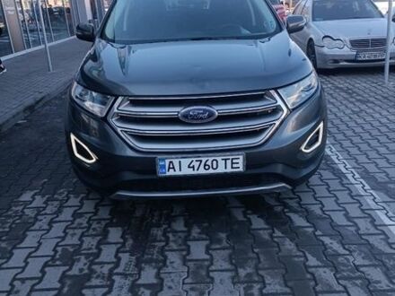 Серый Форд Эдж, объемом двигателя 2 л и пробегом 210 тыс. км за 14600 $, фото 1 на Automoto.ua