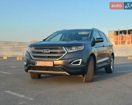 Серый Форд Эдж, объемом двигателя 2 л и пробегом 200 тыс. км за 15650 $, фото 1 на Automoto.ua