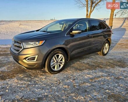 Серый Форд Эдж, объемом двигателя 2 л и пробегом 136 тыс. км за 16800 $, фото 1 на Automoto.ua