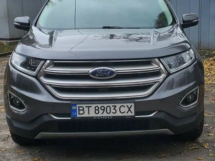 Серый Форд Эдж, объемом двигателя 2 л и пробегом 139 тыс. км за 19000 $, фото 1 на Automoto.ua