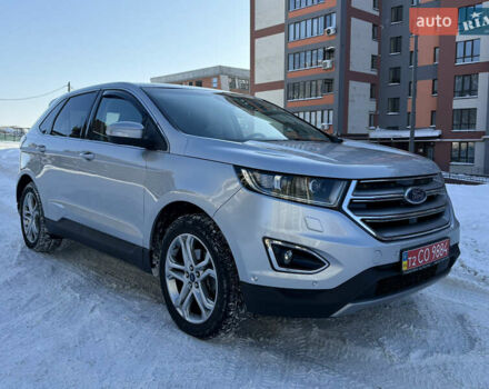 Серый Форд Эдж, объемом двигателя 2 л и пробегом 204 тыс. км за 19500 $, фото 1 на Automoto.ua