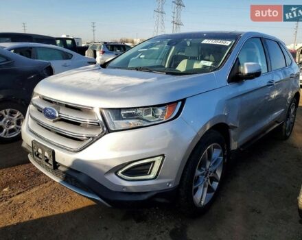 Серый Форд Эдж, объемом двигателя 2 л и пробегом 145 тыс. км за 3500 $, фото 1 на Automoto.ua