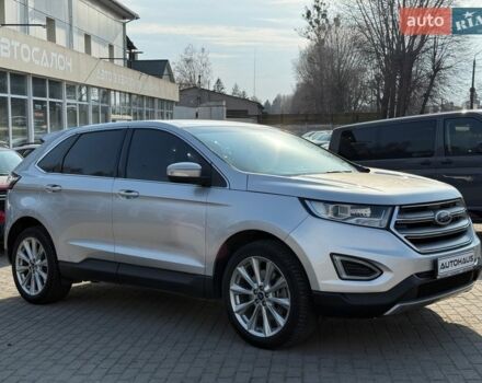 Серый Форд Эдж, объемом двигателя 2 л и пробегом 148 тыс. км за 17900 $, фото 1 на Automoto.ua
