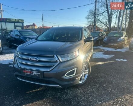 Серый Форд Эдж, объемом двигателя 2 л и пробегом 188 тыс. км за 15450 $, фото 1 на Automoto.ua