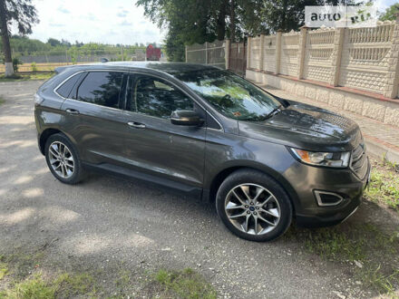 Форд Эдж 2017 в Тернополе на Automoto.ua Серый Форд Эдж, объемом двигателя 3.5 л и пробегом 106 тыс. км за 23200 $, фото 1 на Automoto.ua