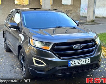 Серый Форд Эдж, объемом двигателя 2 л и пробегом 152 тыс. км за 16900 $, фото 1 на Automoto.ua