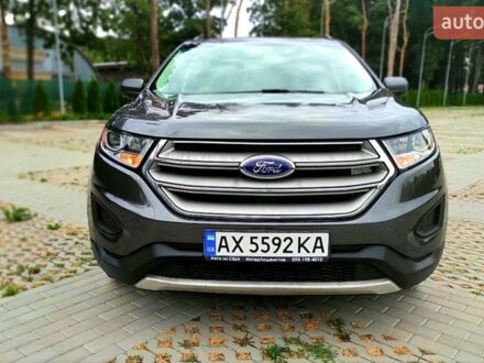 Серый Форд Эдж, об'ємом двигуна 2 л та пробігом 55 тис. км за 17500 $, фото 1 на Automoto.ua