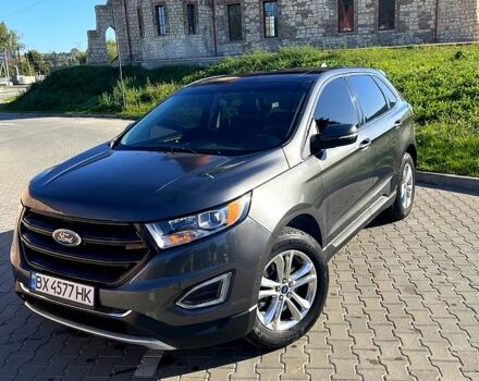 Серый Форд Эдж, объемом двигателя 2 л и пробегом 130 тыс. км за 17400 $, фото 1 на Automoto.ua