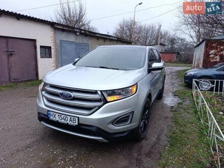 Серый Форд Эдж, объемом двигателя 2 л и пробегом 150 тыс. км за 20700 $, фото 1 на Automoto.ua