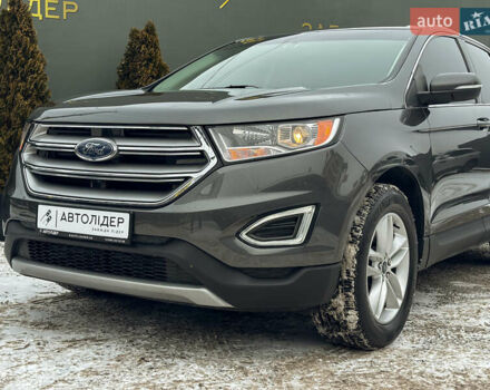 Серый Форд Эдж, объемом двигателя 2 л и пробегом 77 тыс. км за 16990 $, фото 1 на Automoto.ua