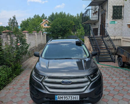 Серый Форд Эдж, объемом двигателя 2 л и пробегом 127 тыс. км за 17500 $, фото 1 на Automoto.ua