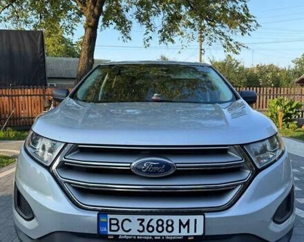 Серый Форд Эдж, объемом двигателя 2 л и пробегом 53 тыс. км за 15900 $, фото 1 на Automoto.ua