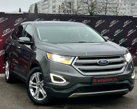 Серый Форд Эдж, объемом двигателя 2 л и пробегом 109 тыс. км за 20500 $, фото 1 на Automoto.ua