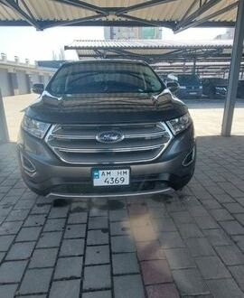 Серый Форд Эдж, объемом двигателя 2 л и пробегом 93 тыс. км за 17777 $, фото 1 на Automoto.ua