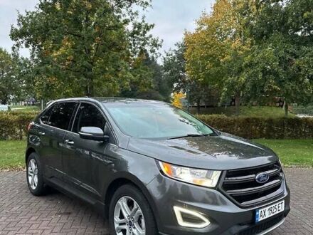 Серый Форд Эдж, объемом двигателя 2 л и пробегом 137 тыс. км за 12950 $, фото 1 на Automoto.ua