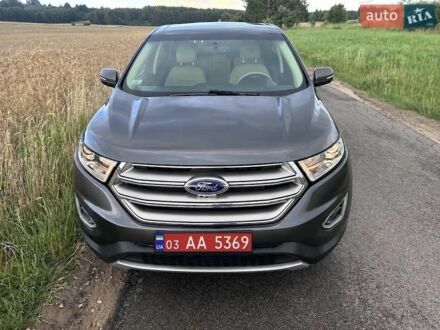 Сірий Форд Едж, об'ємом двигуна 2 л та пробігом 126 тис. км за 12300 $, фото 1 на Automoto.ua