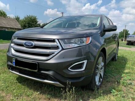 Сірий Форд Едж, об'ємом двигуна 2 л та пробігом 102 тис. км за 14100 $, фото 1 на Automoto.ua