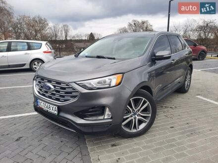Серый Форд Эдж, объемом двигателя 2 л и пробегом 86 тыс. км за 18500 $, фото 1 на Automoto.ua