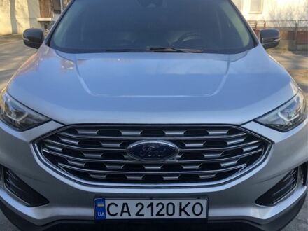 Серый Форд Эдж, объемом двигателя 2 л и пробегом 142 тыс. км за 17500 $, фото 1 на Automoto.ua