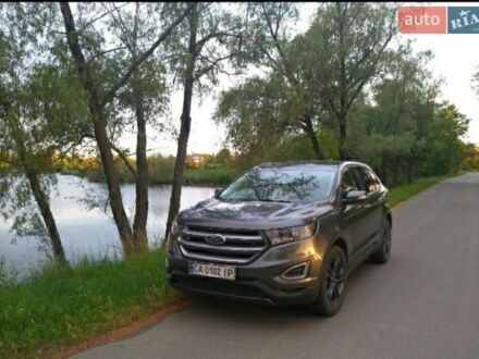 Сірий Форд Едж, об'ємом двигуна 2 л та пробігом 62 тис. км за 22500 $, фото 1 на Automoto.ua