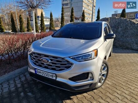 Серый Форд Эдж, объемом двигателя 2 л и пробегом 165 тыс. км за 17500 $, фото 1 на Automoto.ua