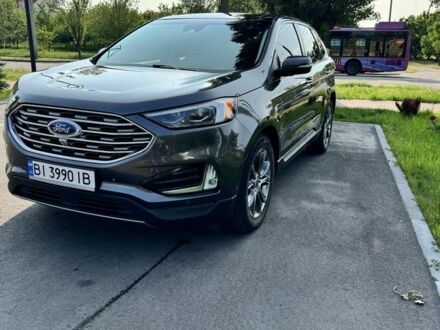 Серый Форд Эдж, объемом двигателя 2 л и пробегом 180 тыс. км за 17800 $, фото 1 на Automoto.ua