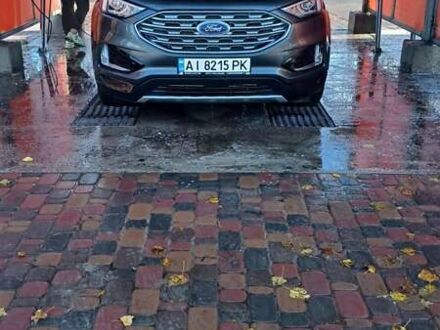 Серый Форд Эдж, объемом двигателя 2 л и пробегом 155 тыс. км за 18999 $, фото 1 на Automoto.ua