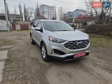 Серый Форд Эдж, объемом двигателя 2 л и пробегом 114 тыс. км за 14950 $, фото 1 на Automoto.ua