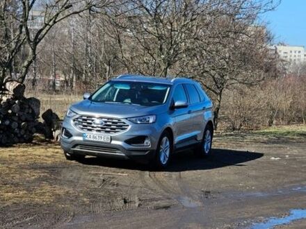 Серый Форд Эдж, объемом двигателя 2 л и пробегом 87 тыс. км за 21500 $, фото 1 на Automoto.ua