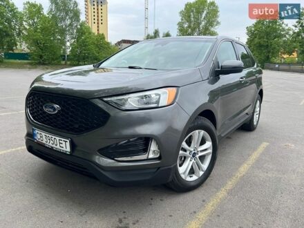 Серый Форд Эдж, объемом двигателя 2 л и пробегом 103 тыс. км за 17800 $, фото 1 на Automoto.ua