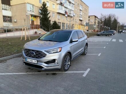 Серый Форд Эдж, объемом двигателя 2 л и пробегом 152 тыс. км за 21800 $, фото 1 на Automoto.ua