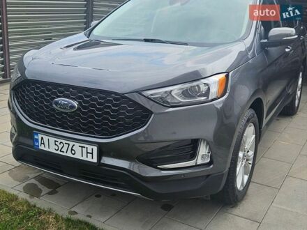 Серый Форд Эдж, объемом двигателя 2 л и пробегом 77 тыс. км за 19900 $, фото 1 на Automoto.ua