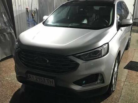 Серый Форд Эдж, объемом двигателя 2 л и пробегом 141 тыс. км за 21500 $, фото 1 на Automoto.ua