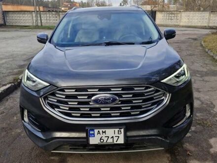 Серый Форд Эдж, объемом двигателя 2 л и пробегом 98 тыс. км за 17800 $, фото 1 на Automoto.ua