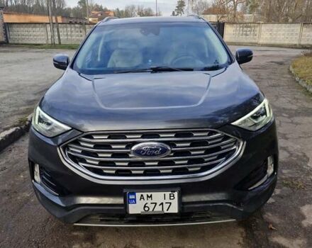 Серый Форд Эдж, объемом двигателя 2 л и пробегом 98 тыс. км за 17800 $, фото 1 на Automoto.ua