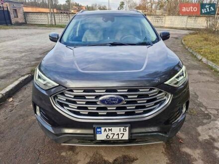 Серый Форд Эдж, объемом двигателя 2 л и пробегом 104 тыс. км за 16999 $, фото 1 на Automoto.ua