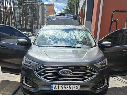 Серый Форд Эдж, объемом двигателя 2 л и пробегом 110 тыс. км за 17650 $, фото 1 на Automoto.ua