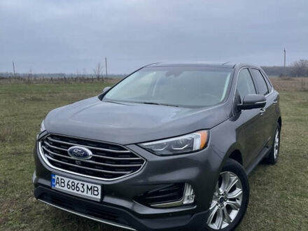 Серый Форд Эдж, объемом двигателя 2 л и пробегом 93 тыс. км за 19600 $, фото 1 на Automoto.ua