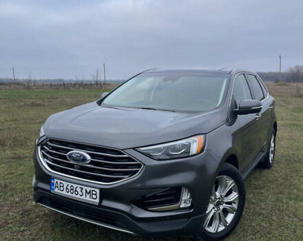 Серый Форд Эдж, объемом двигателя 2 л и пробегом 93 тыс. км за 19600 $, фото 1 на Automoto.ua