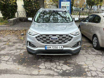 Серый Форд Эдж, объемом двигателя 2 л и пробегом 134 тыс. км за 19500 $, фото 1 на Automoto.ua